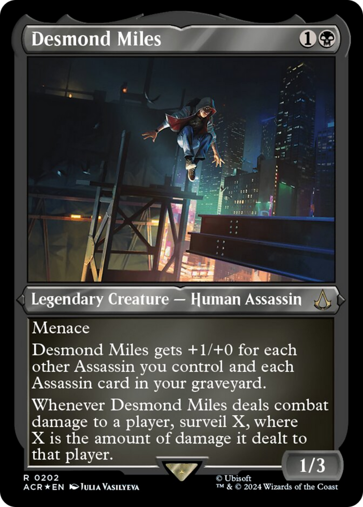Desmond Miles (Foil Etched) [Assassin's Creed] | Dragon's Lair Comics and Fantasy Houston TX