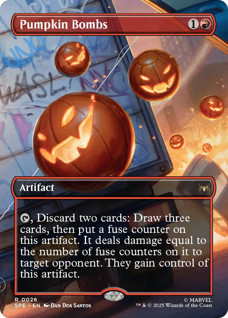 Pumpkin Bombs (Borderless) [Marvel's Spider-Man: Eternal-Legal] | Dragon's Lair Comics and Fantasy Houston TX