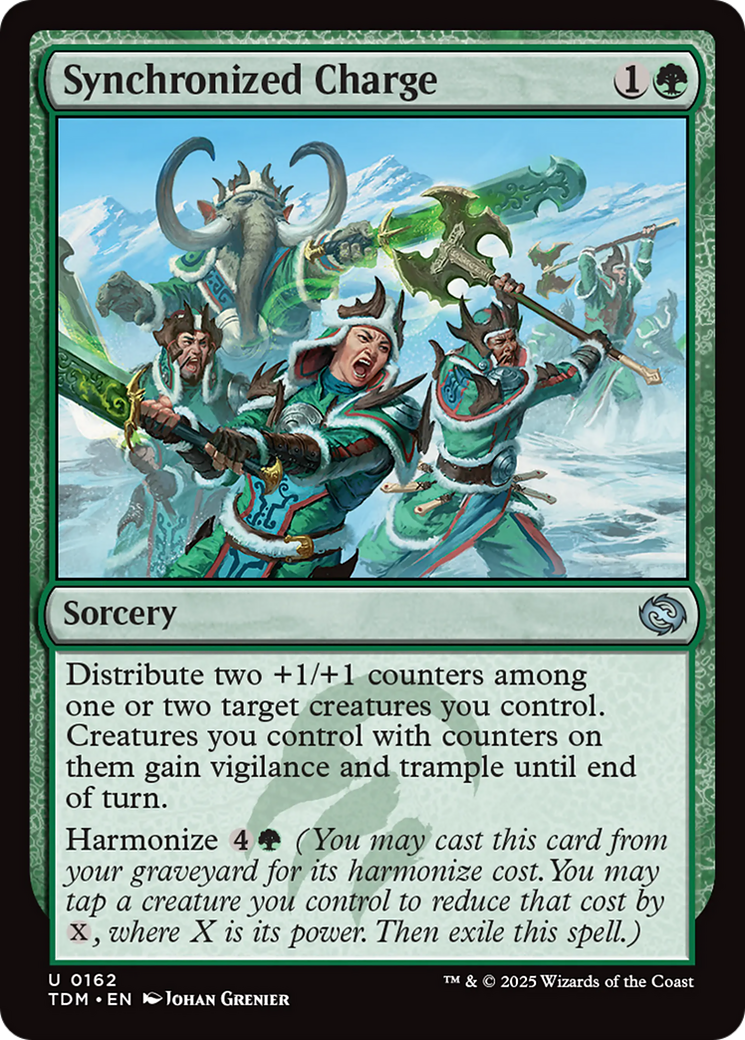 Synchronized Charge [Tarkir: Dragonstorm] | Dragon's Lair Comics and Fantasy Houston TX