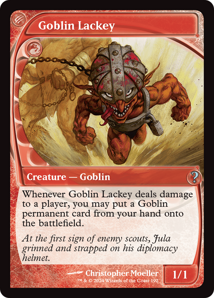 Goblin Lackey (Future Sight) [Mystery Booster 2] | Dragon's Lair Comics and Fantasy Houston TX