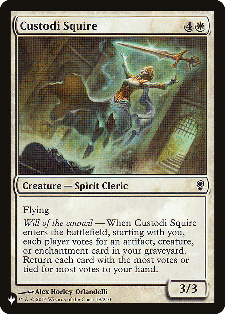 Custodi Squire [The List] | Dragon's Lair Comics and Fantasy Houston TX