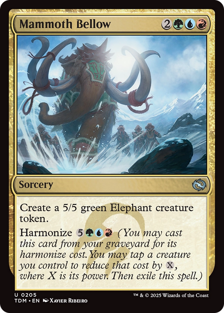 Mammoth Bellow [Tarkir: Dragonstorm] | Dragon's Lair Comics and Fantasy Houston TX