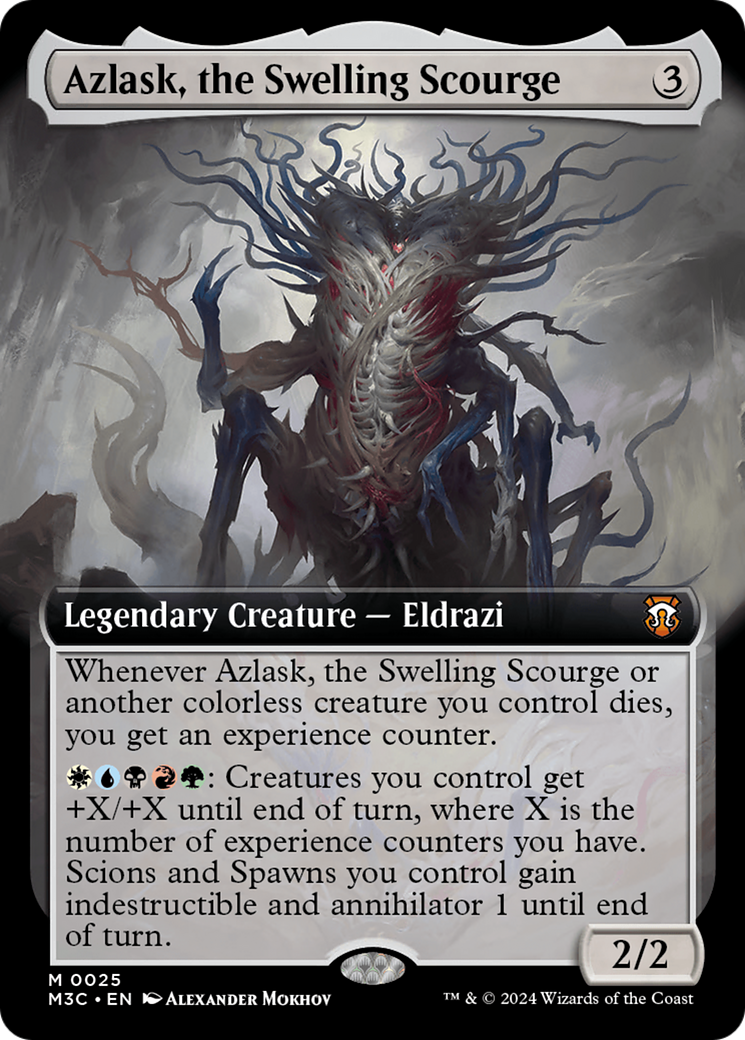 Azlask, the Swelling Scourge (Extended Art) [Modern Horizons 3 Commander] | Dragon's Lair Comics and Fantasy Houston TX