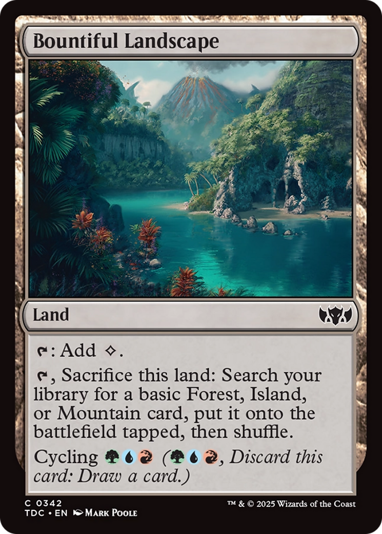 Bountiful Landscape [Tarkir: Dragonstorm Commander] | Dragon's Lair Comics and Fantasy Houston TX