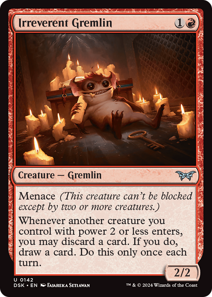 Irreverent Gremlin [Duskmourn: House of Horror] | Dragon's Lair Comics and Fantasy Houston TX