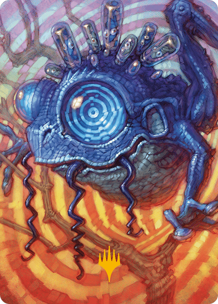 Psychic Frog Art Card (Gold-Stamped Planeswalker Symbol) [Modern Horizons 3 Art Series] | Dragon's Lair Comics and Fantasy Houston TX