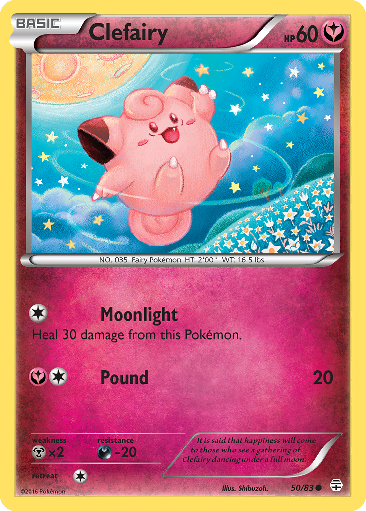 Clefairy (50/83) (Toys R Us Promo) [XY: Generations] | Odin's Place