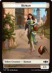 Human // Rat Double-Sided Token [Tarkir: Dragonstorm Commander Tokens] | Dragon's Lair Comics and Fantasy Houston TX