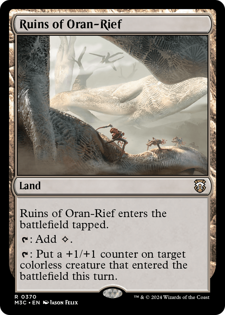 Ruins of Oran-Rief (Ripple Foil) [Modern Horizons 3 Commander] | Dragon's Lair Comics and Fantasy Houston TX