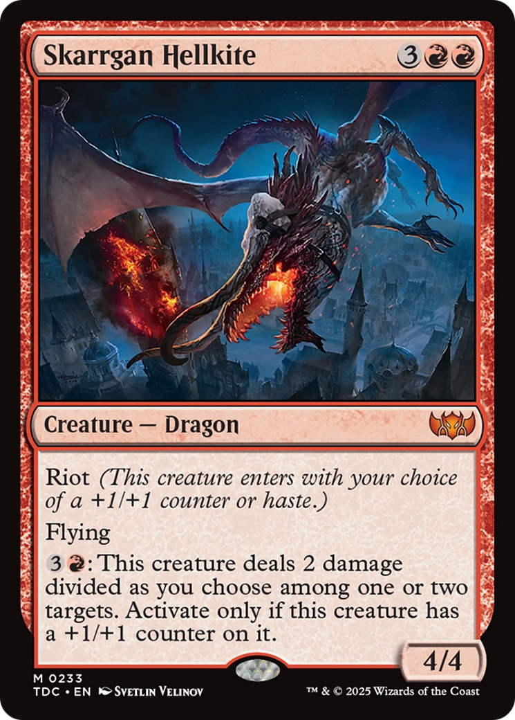Skarrgan Hellkite [Tarkir: Dragonstorm Commander] | Dragon's Lair Comics and Fantasy Houston TX