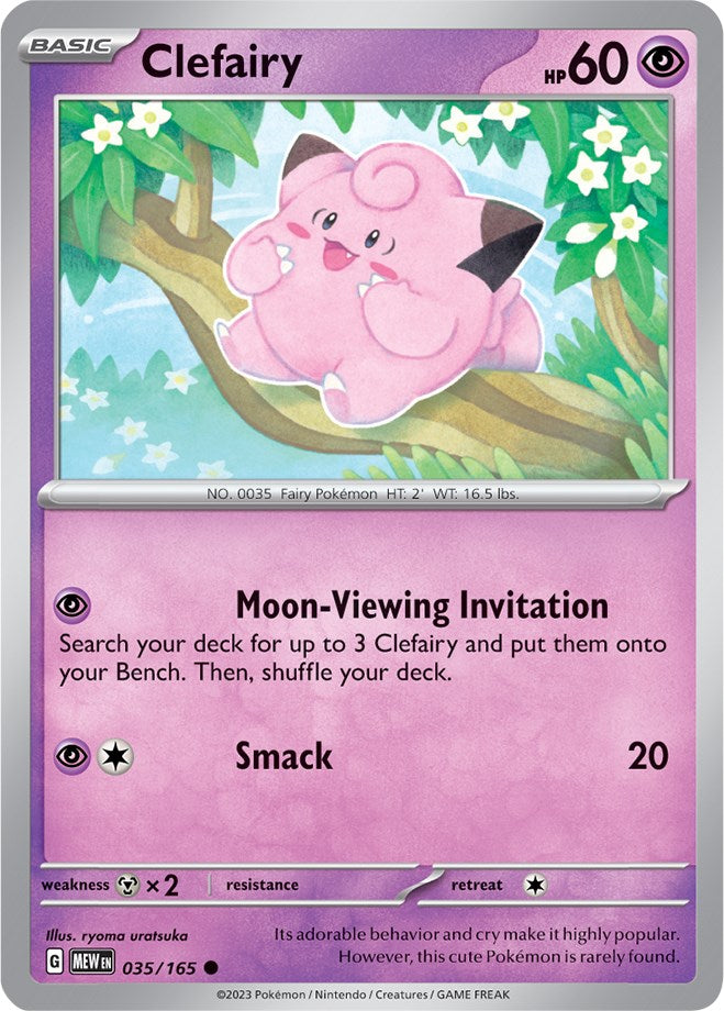 Clefairy (035/165) [Scarlet & Violet 151] | Dragon's Lair Comics and Fantasy Houston TX
