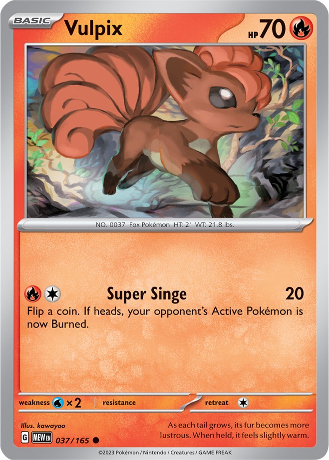 Vulpix (037/165) [Scarlet & Violet 151] | Dragon's Lair Comics and Fantasy Houston TX