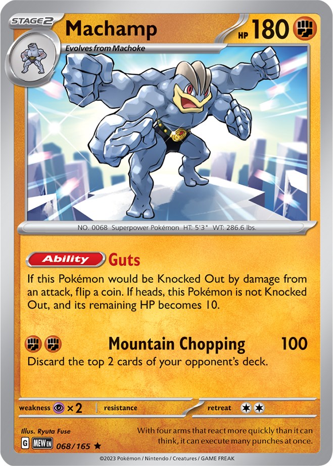 Machamp (068/165) [Scarlet & Violet 151] | Dragon's Lair Comics and Fantasy Houston TX