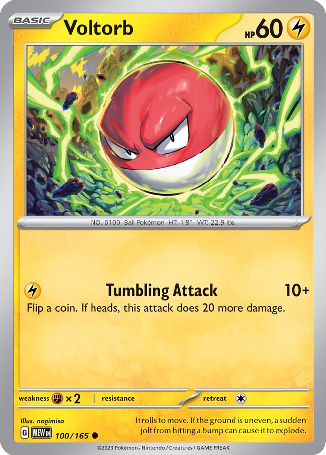 Voltorb (100/165) [Scarlet & Violet 151] | Dragon's Lair Comics and Fantasy Houston TX