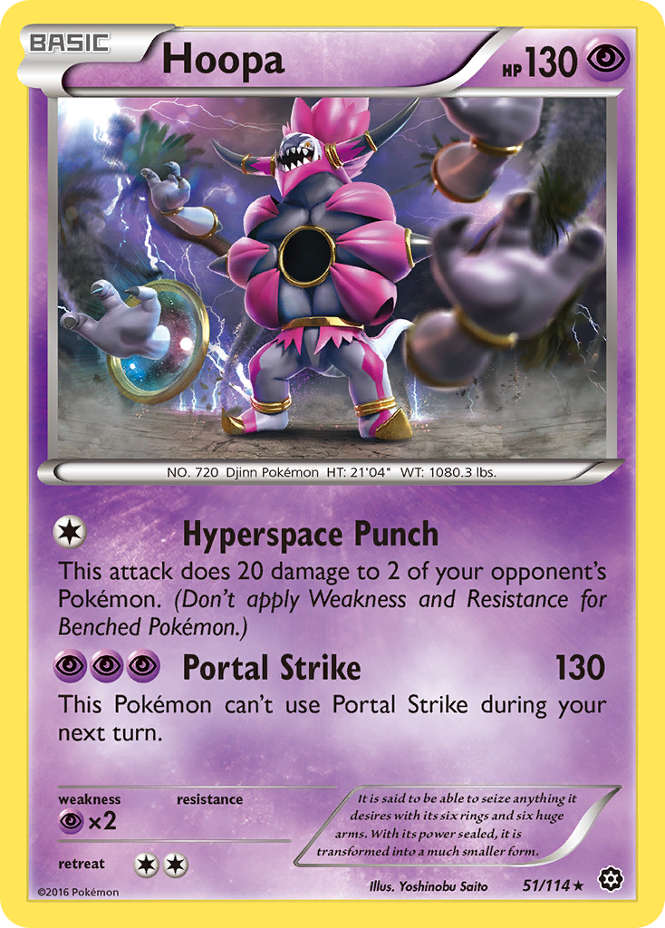 Hoopa (51/114) (Theme Deck Exclusive) [XY: Steam Siege] | Odin's Place