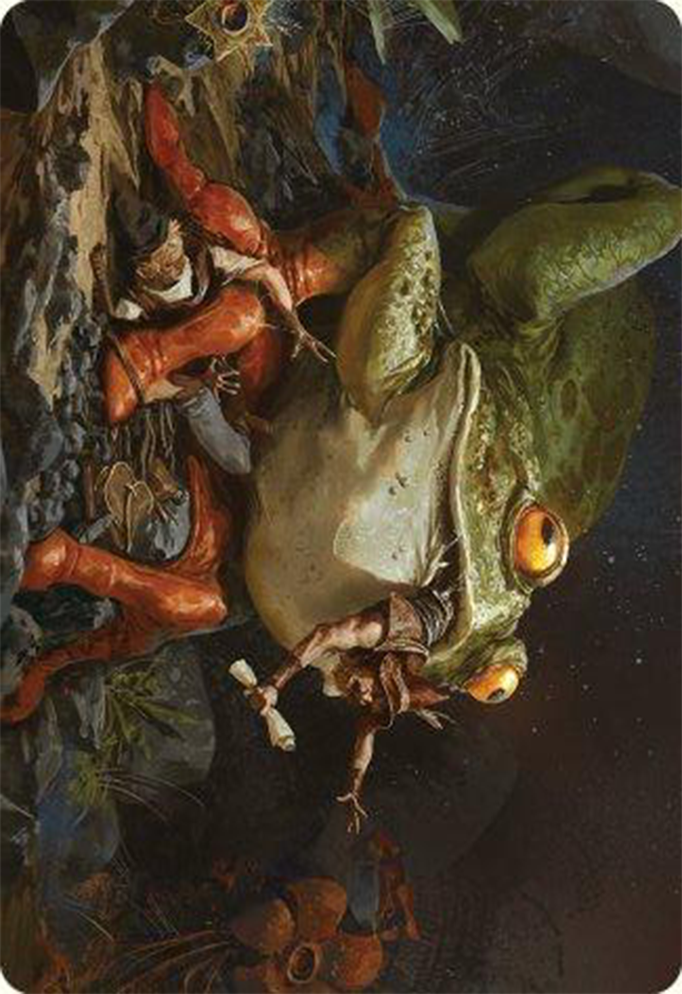 Rampant Frogantua Art Card [Modern Horizons 3 Art Series] | Dragon's Lair Comics and Fantasy Houston TX