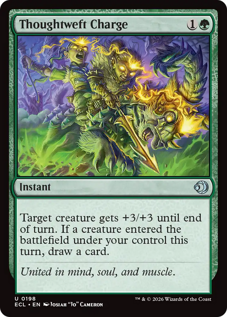 Thoughtweft Charge [Lorwyn Eclipsed] | Odin's Place