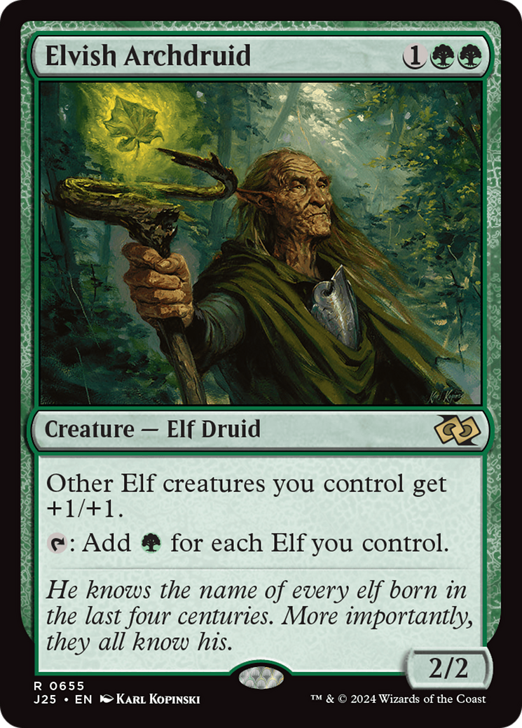 Elvish Archdruid [Foundations Jumpstart] | Dragon's Lair Comics and Fantasy Houston TX