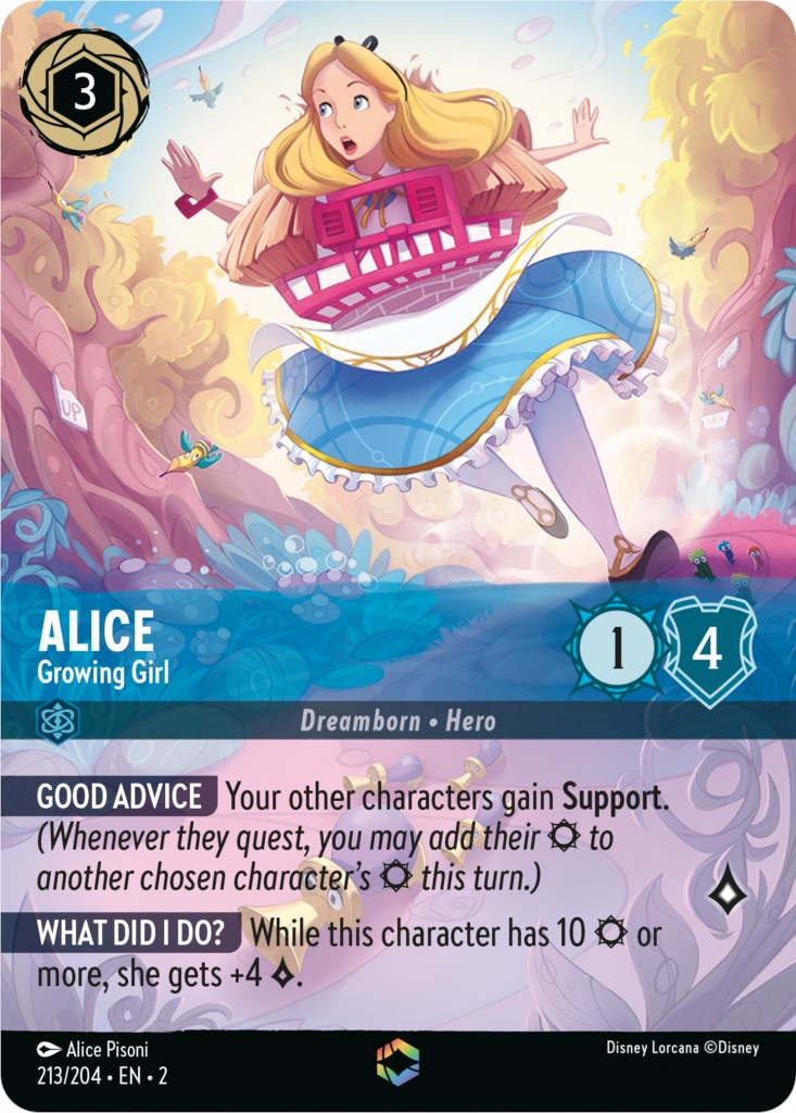 Alice - Growing Girl (Enchanted) (213/204) [Rise of the Floodborn] | Dragon's Lair Comics and Fantasy Houston TX