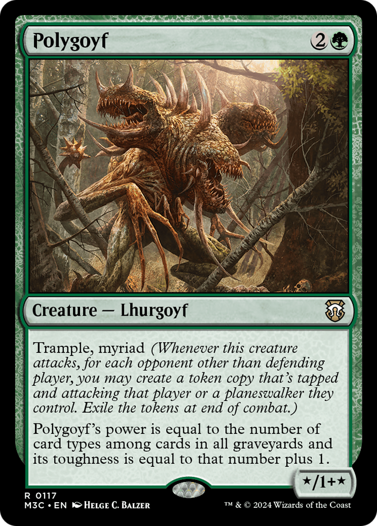 Polygoyf [Modern Horizons 3 Commander] | Dragon's Lair Comics and Fantasy Houston TX