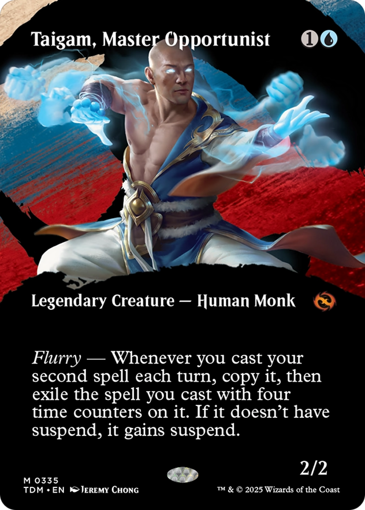 Taigam, Master Opportunist (Borderless) [Tarkir: Dragonstorm] | Dragon's Lair Comics and Fantasy Houston TX