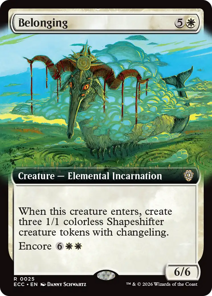 Belonging (Extended Art) [Lorwyn Eclipsed Commander] | Odin's Place