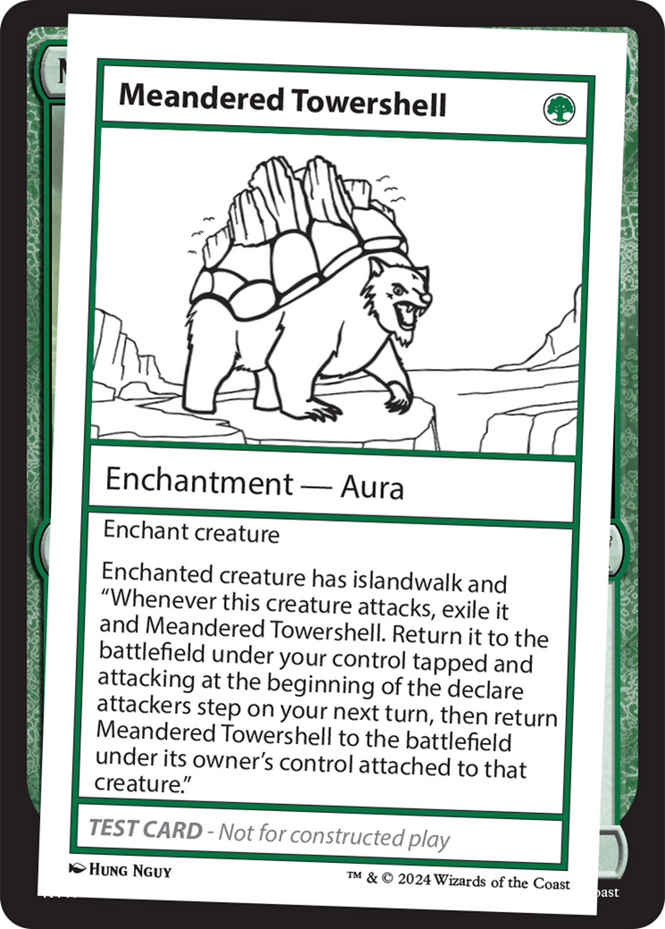 Meandered Towershell [Mystery Booster 2 Playtest Cards] | Dragon's Lair Comics and Fantasy Houston TX