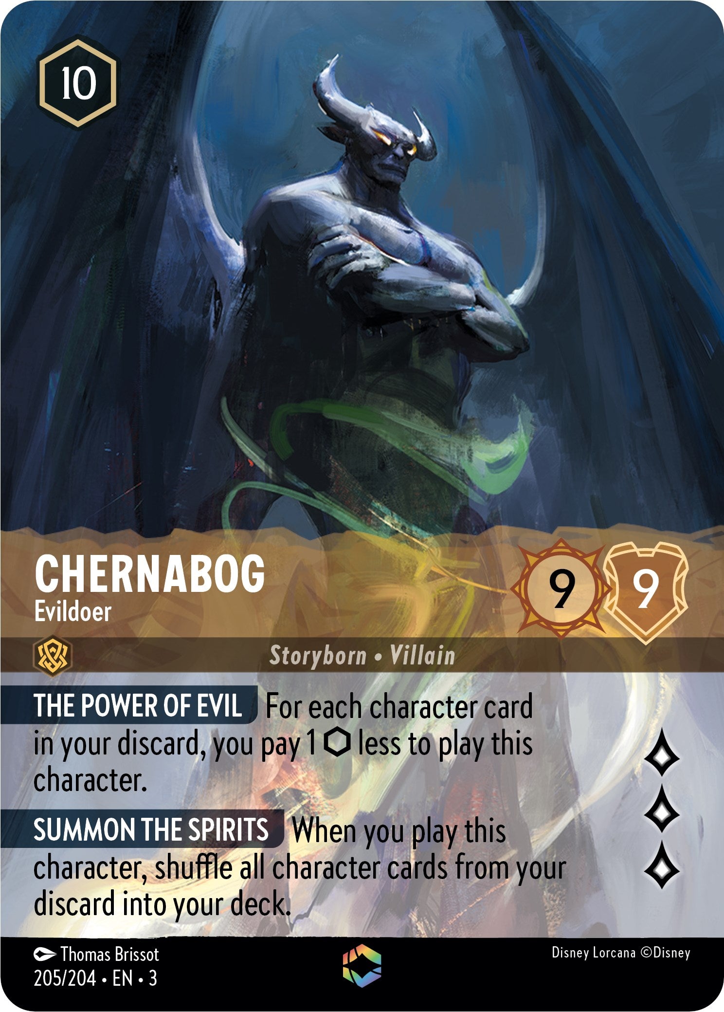 Chernabog - Evildoer (Enchanted) (205/204) [Into the Inklands] | Odin's Place