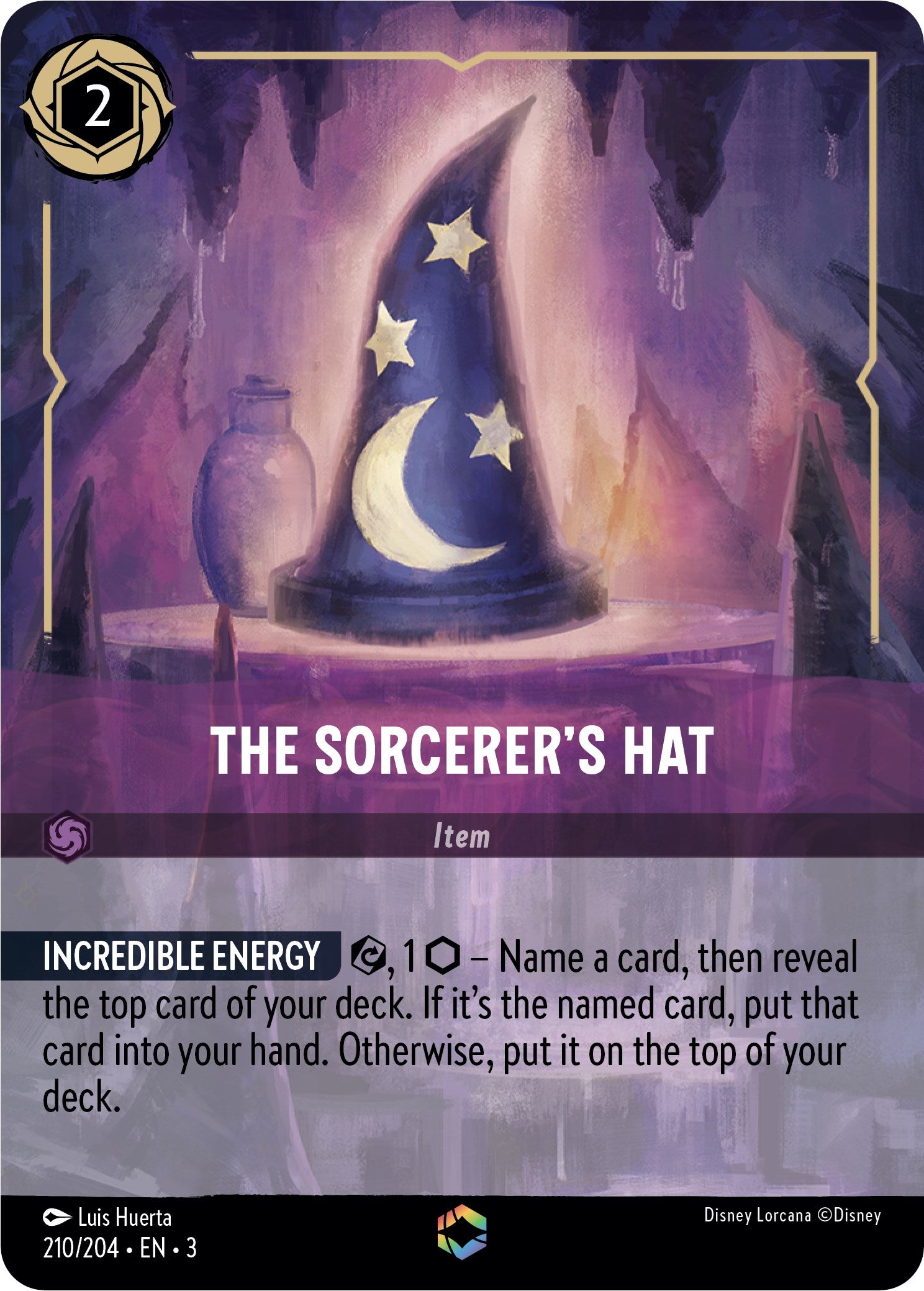 The Sorcerer's Hat (Enchanted) (210/204) [Into the Inklands] | Odin's Place
