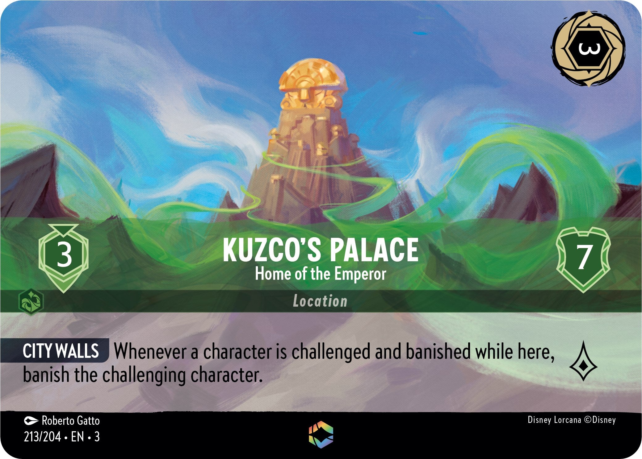 Kuzco's Palace - Home of the Emperor (Enchanted) (213/204) [Into the Inklands] | Odin's Place