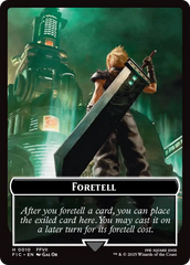 Foretell // Treasure Double-Sided Token [FINAL FANTASY Commander Tokens] | Dragon's Lair Comics and Fantasy Houston TX