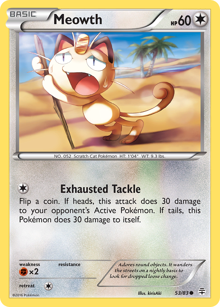 Meowth (53/83) (Toys R Us Promo) [XY: Generations] | Odin's Place