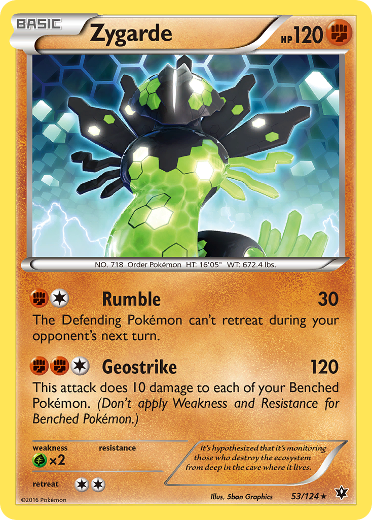 Zygarde (53/124) (Theme Deck Exclusive) [XY: Fates Collide] | Odin's Place