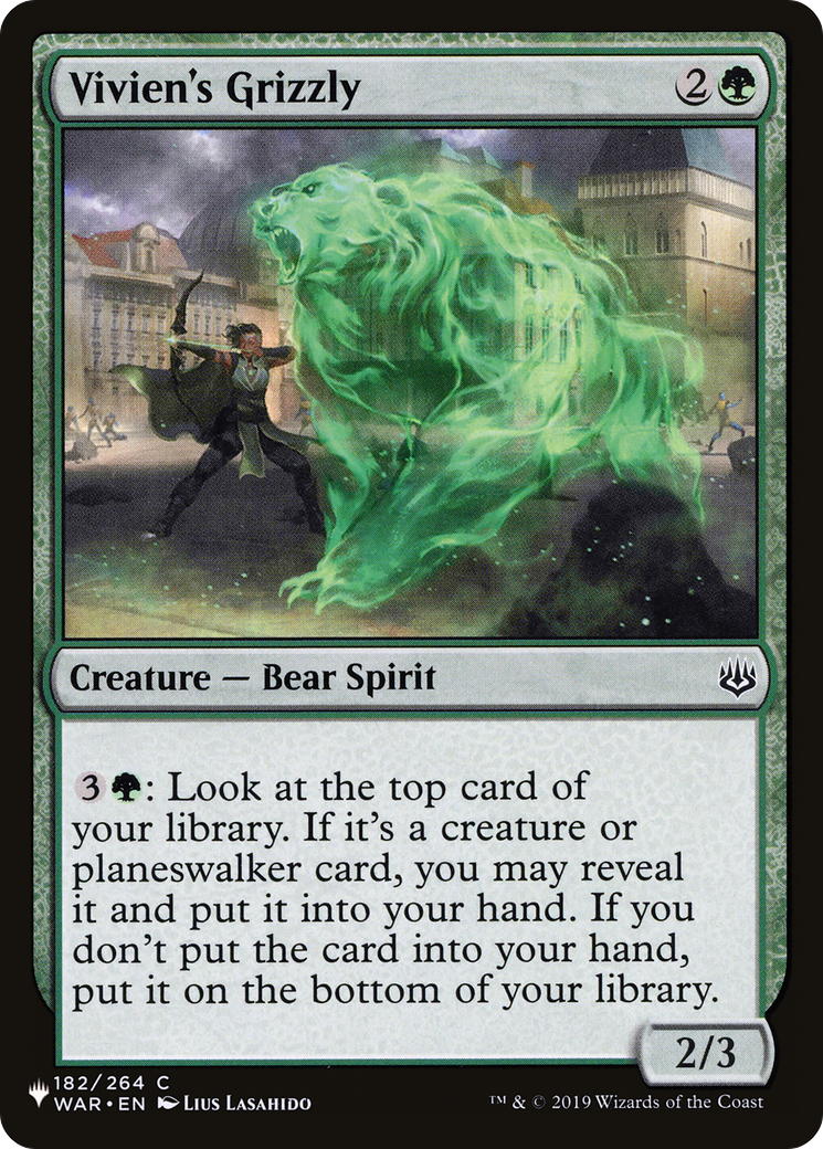 Vivien's Grizzly [The List] | Dragon's Lair Comics and Fantasy Houston TX