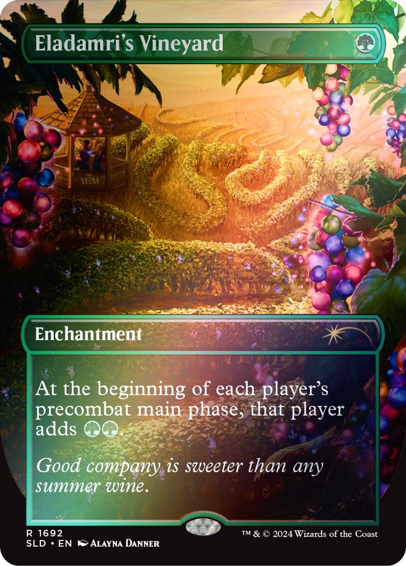 Eladamri's Vineyard (Rainbow Foil) [Secret Lair: Sheldon's Spellbook] | Dragon's Lair Comics and Fantasy Houston TX