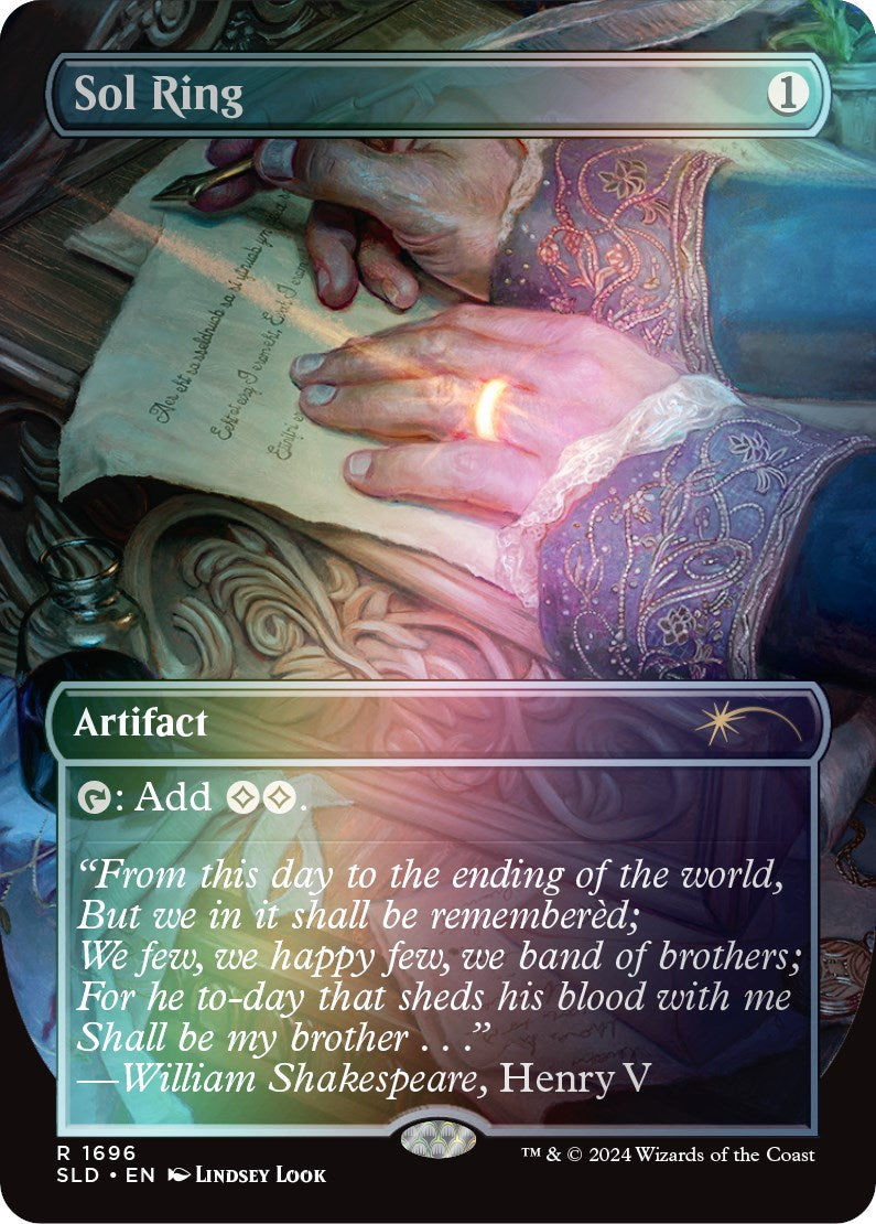 Sol Ring (1696) (Rainbow Foil) [Secret Lair: Sheldon's Spellbook] | Dragon's Lair Comics and Fantasy Houston TX