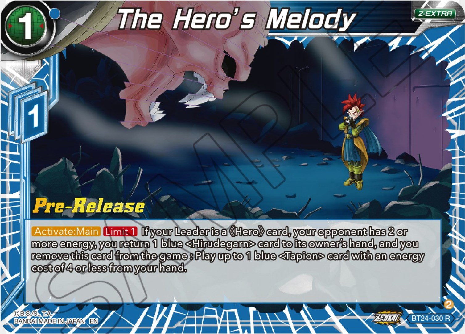 The Hero's Melody (BT24-030) [Beyond Generations Prerelease Promos] | Dragon's Lair Comics and Fantasy Houston TX