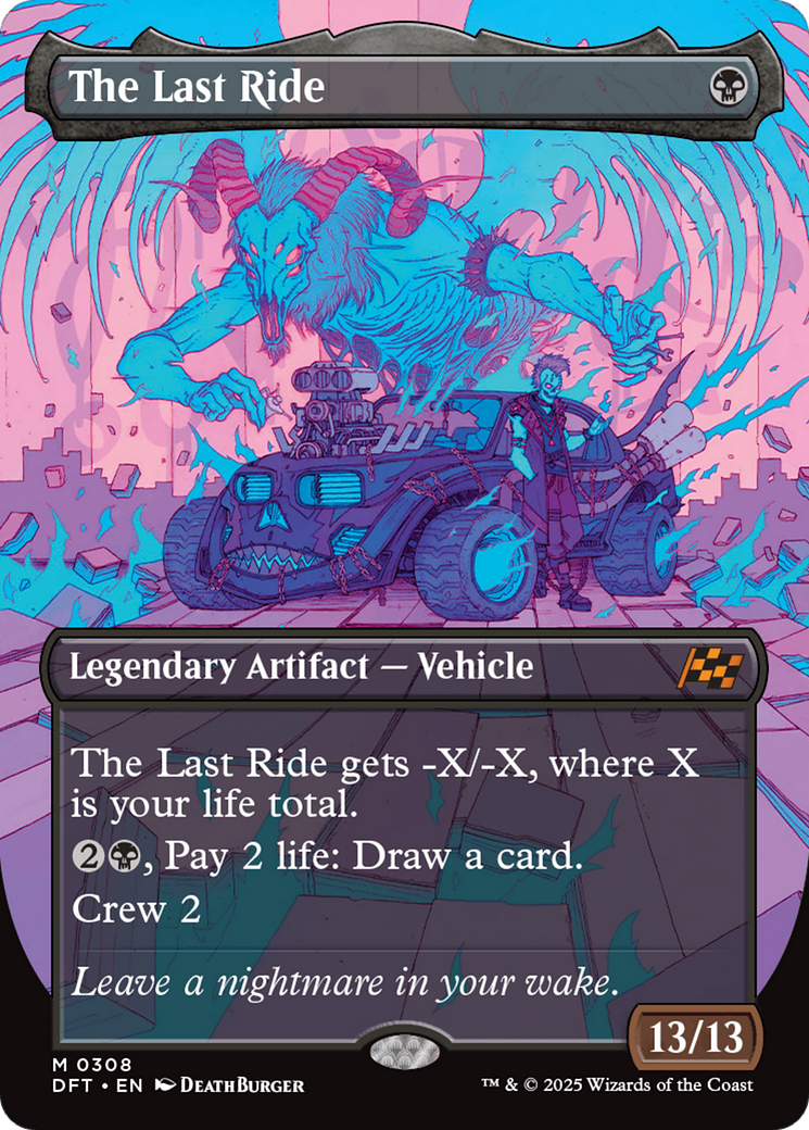 The Last Ride (Borderless) [Aetherdrift] | Dragon's Lair Comics and Fantasy Houston TX