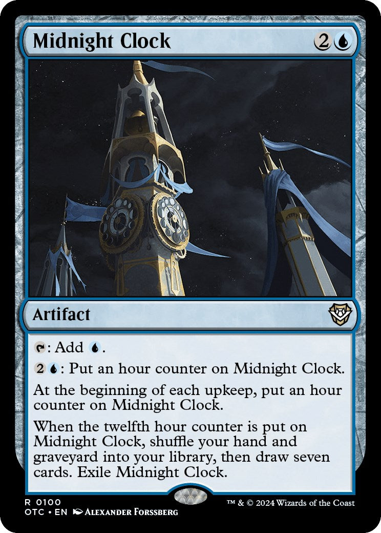 Midnight Clock [Outlaws of Thunder Junction Commander] | Dragon's Lair Comics and Fantasy Houston TX