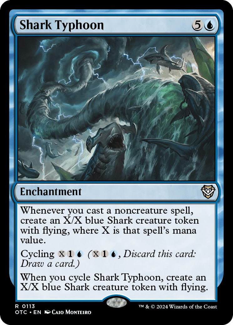 Shark Typhoon [Outlaws of Thunder Junction Commander] | Dragon's Lair Comics and Fantasy Houston TX
