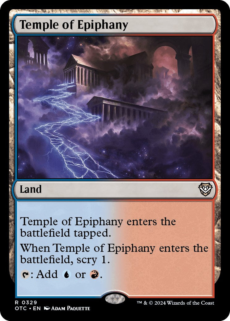 Temple of Epiphany [Outlaws of Thunder Junction Commander] | Dragon's Lair Comics and Fantasy Houston TX