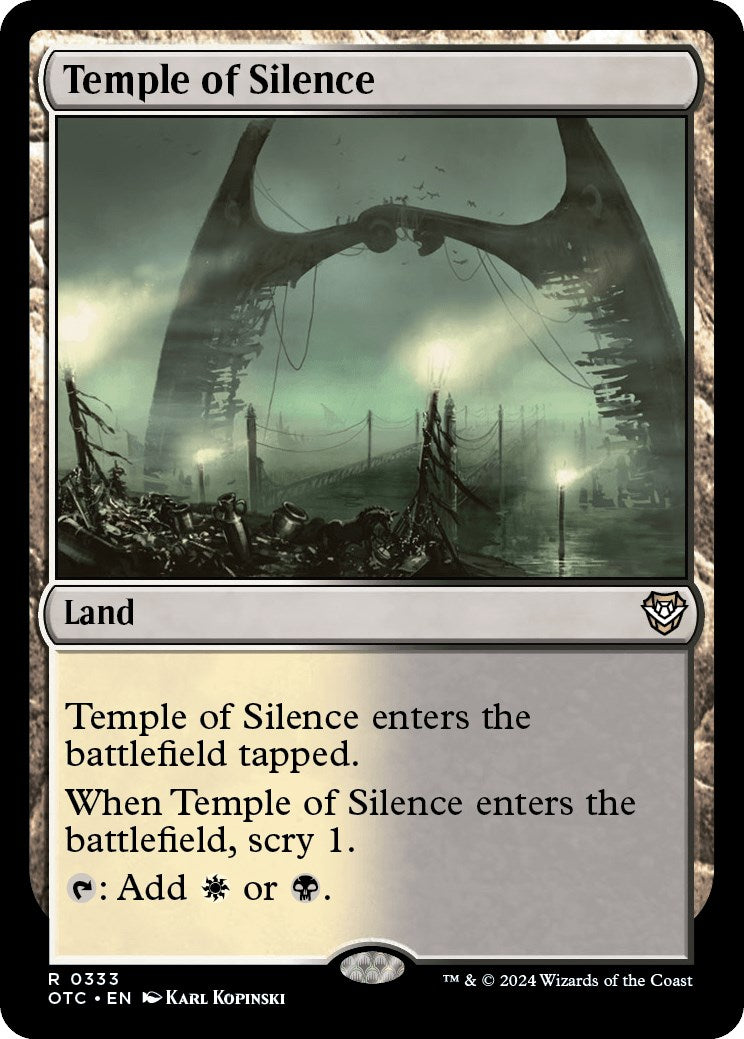 Temple of Silence [Outlaws of Thunder Junction Commander] | Dragon's Lair Comics and Fantasy Houston TX