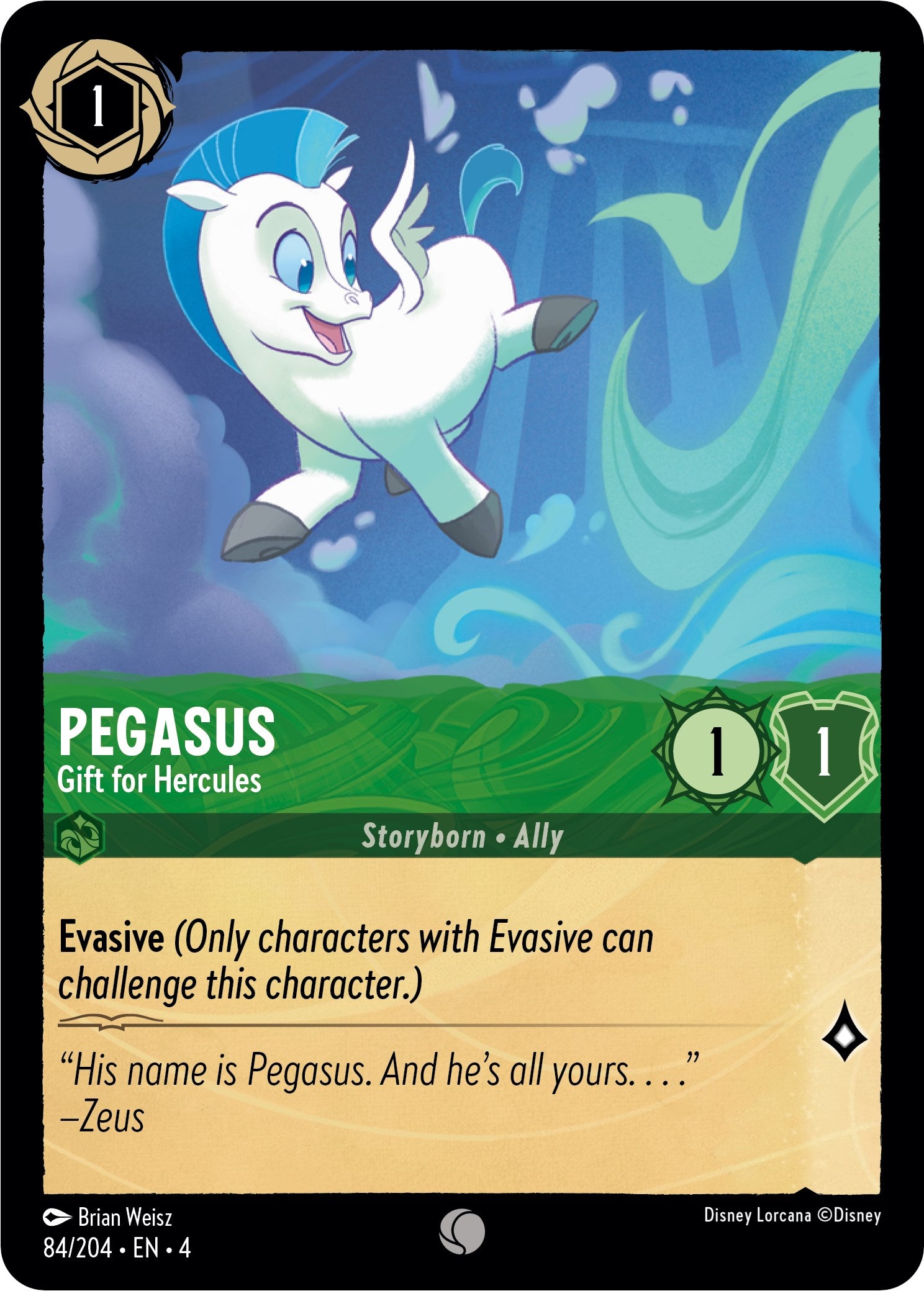 Pegasus - Gift for Hercules (84/204) [Ursula's Return] | Odin's Place
