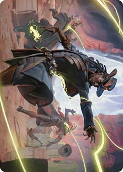 Lilah, Undefeated Slickshot Art Card [Outlaws of Thunder Junction Art Series] | Dragon's Lair Comics and Fantasy Houston TX