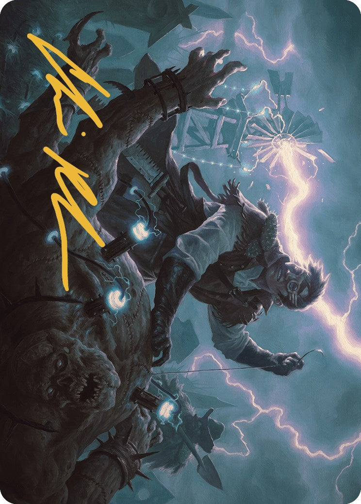 Geralf, the Fleshwright Art Card (Gold-Stamped Signature) [Outlaws of Thunder Junction Art Series] | Dragon's Lair Comics and Fantasy Houston TX