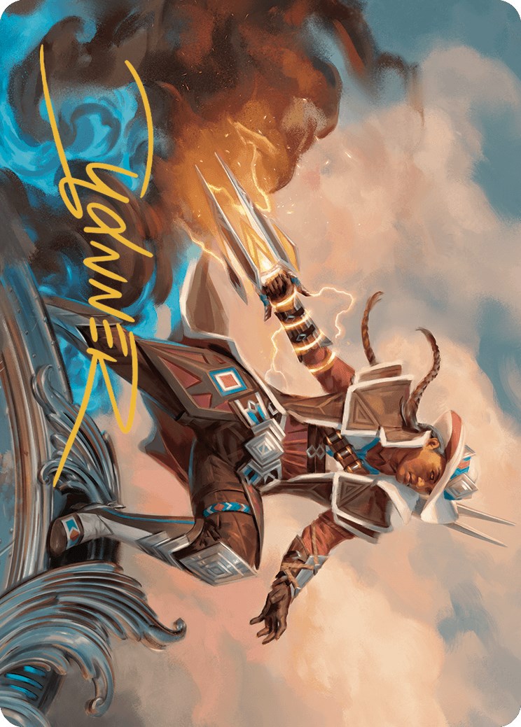 Annie Flash, the Veteran Art Card (Gold-Stamped Signature) [Outlaws of Thunder Junction Art Series] | Dragon's Lair Comics and Fantasy Houston TX