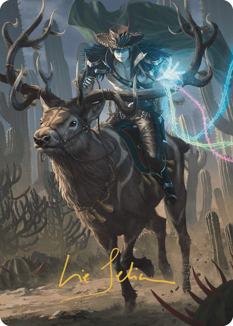 Oko, the Ringleader Art Card (54/54) (Gold-Stamped Signature) [Outlaws of Thunder Junction Art Series] | Dragon's Lair Comics and Fantasy Houston TX