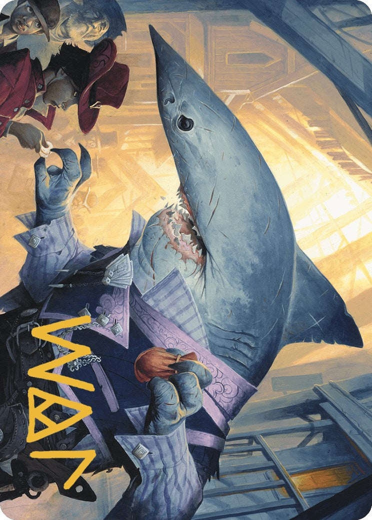 Loan Shark Art Card (Gold-Stamped Signature) [Outlaws of Thunder Junction Art Series] | Dragon's Lair Comics and Fantasy Houston TX