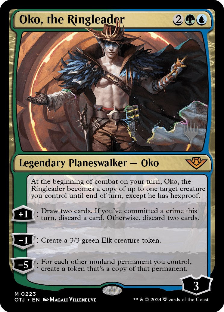 Oko, the Ringleader (Promo Pack) [Outlaws of Thunder Junction Promos] | Dragon's Lair Comics and Fantasy Houston TX