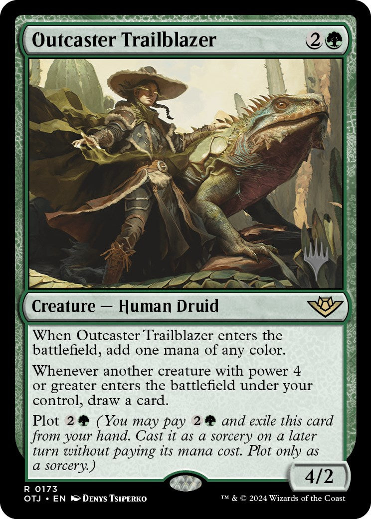 Outcaster Trailblazer (Promo Pack) [Outlaws of Thunder Junction Promos] | Odin's Place